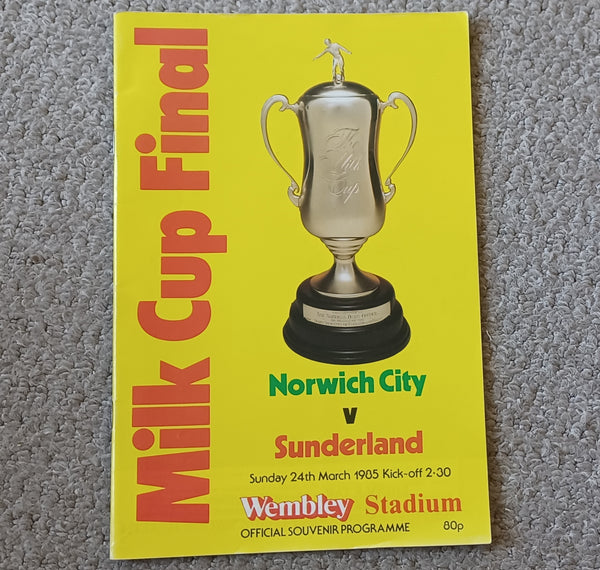1985 Sunderland v Norwich League Cup Final