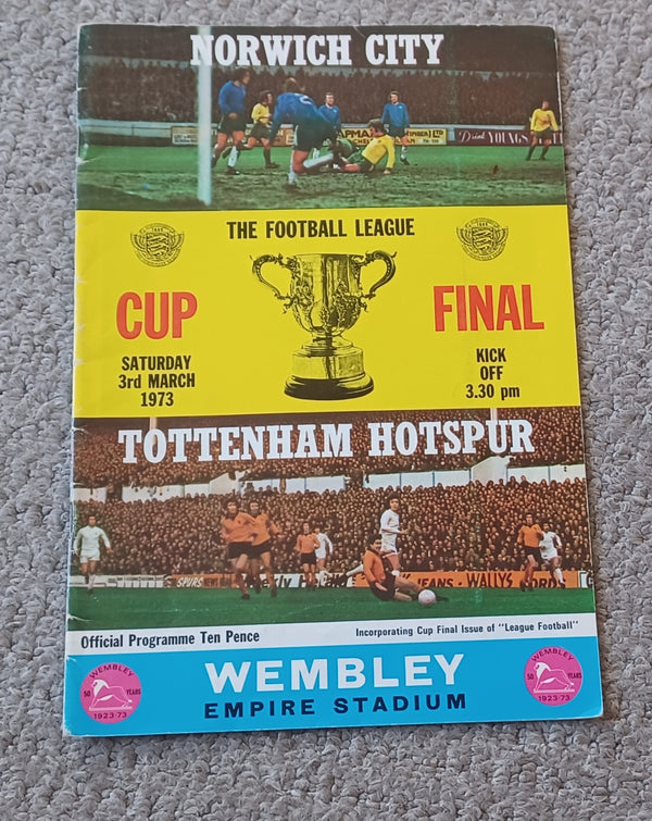 1973 Tottenham v Norwich League Cup Final