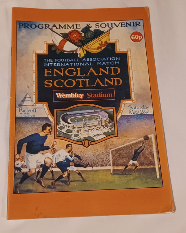 England v Scotland 1981 Orange cover