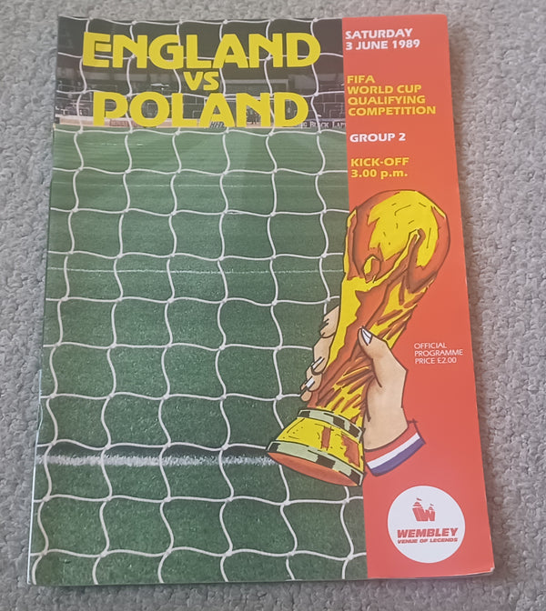England v Poland 1989