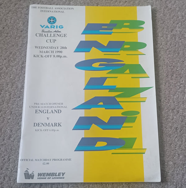 England v Brazil 1990