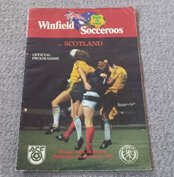 Australia v Scotland 1985 World Cup Play off