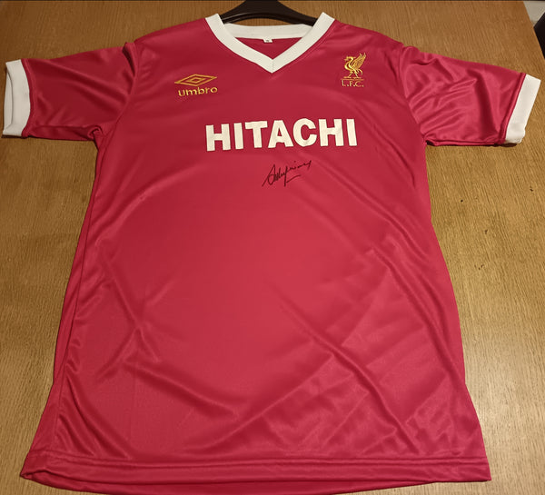 Liverpool Signed Home Retro Shirt SML