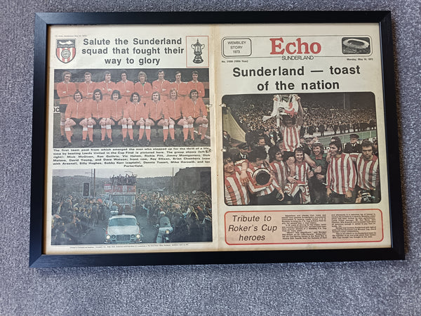 Sunderland 1973 FA Cup Win Toast of the Nation