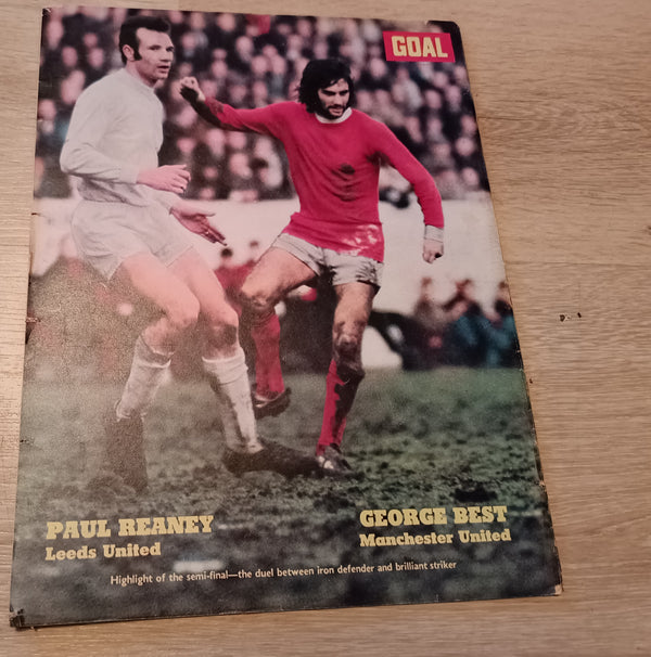 Goal Magazine 1970 FA Cup Final Issue Chelsea v Leeds Utd