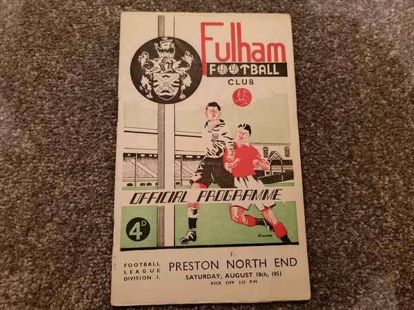 Fulham v Preston 1951/2