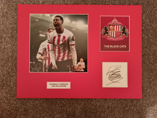 Jobe Bellingham Signed Sunderland Display