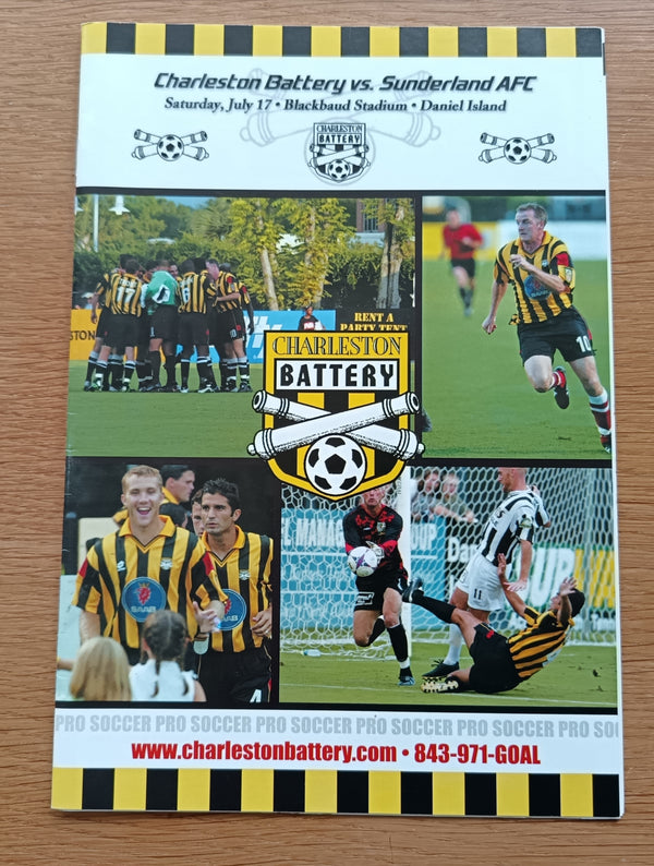 Charlston Battery v Sunderland 2004/5 Pre Season Friendly