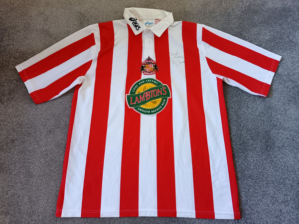 Sunderland Home Shirt 1997/8 Signed XL