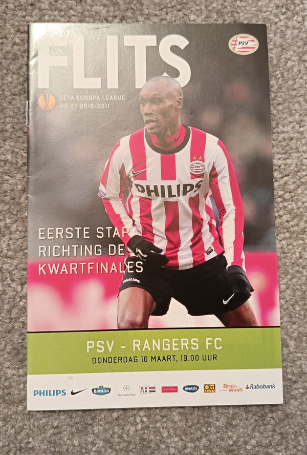 PSV Eindhoven v Rangers UEFA C up 2010/11