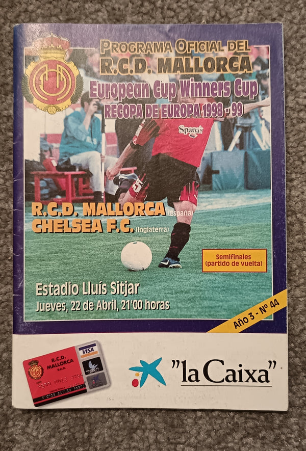 RCD Mallorca v Chelsea 1998/9 ECWC