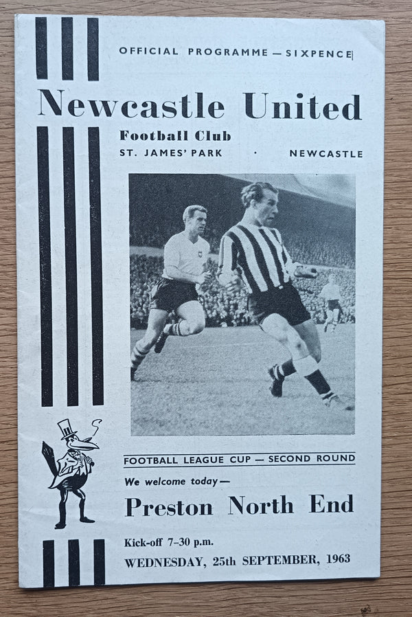 Newcastle Utd v Preston North End 1963/4