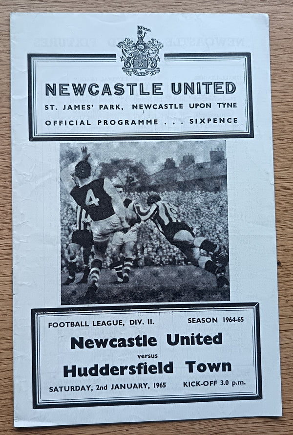 Newcastle Utd v Huddersfield Town 1964/5