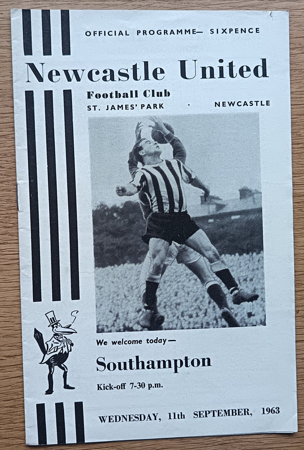 Newcastle Utd v Southampton 1963/4
