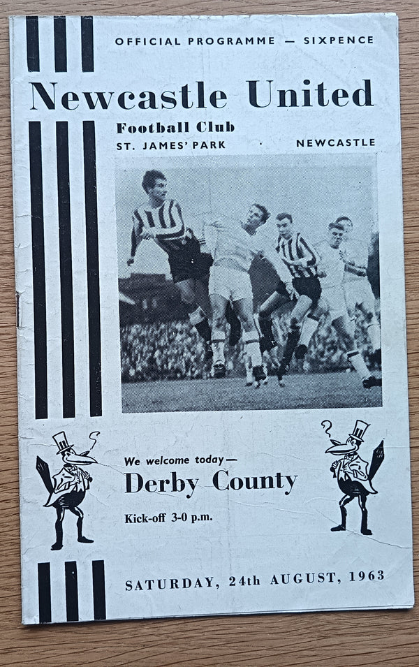 Newcastle Utd v Derby County 1963/4