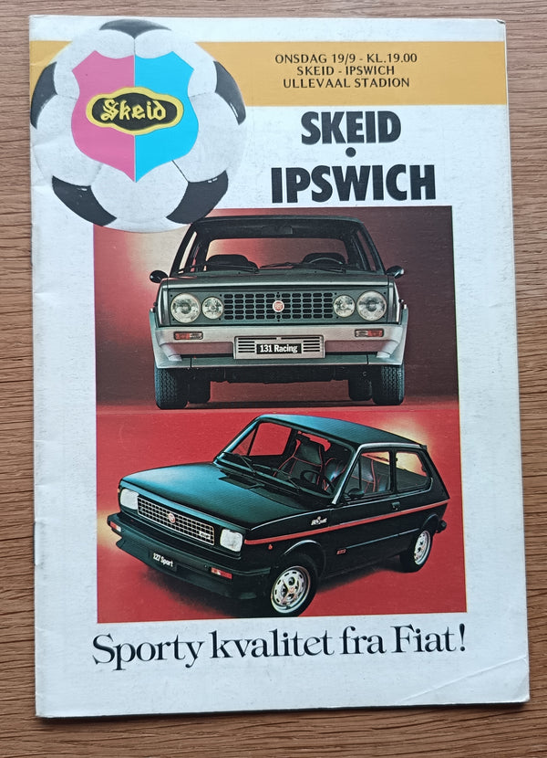 Skeid v Ipswich Town UEFA Cup 1979/80