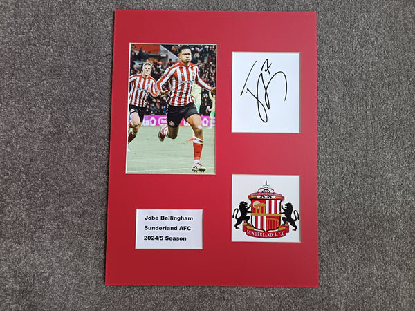 Jobe Bellingham 16x12 Sunderland Signed Display