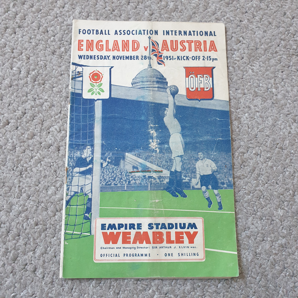England v Austria 1951