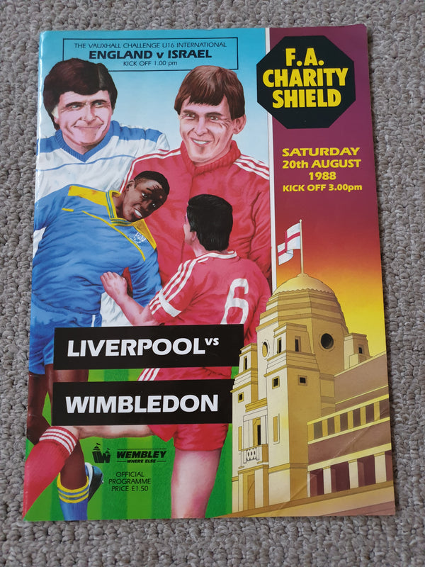 1988 Charity Shield Liverpool v Wimbledon