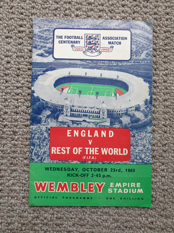 England v Rest of The World 1963