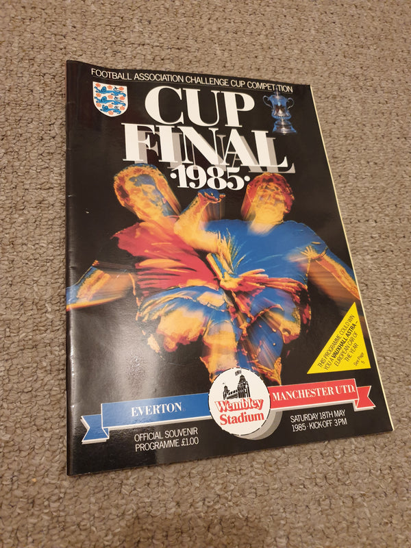 1985 FA Cup Final Everton v Manchester United