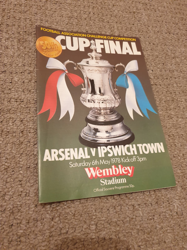 1978 Ipswich Town v Arsenal FA Cup Final
