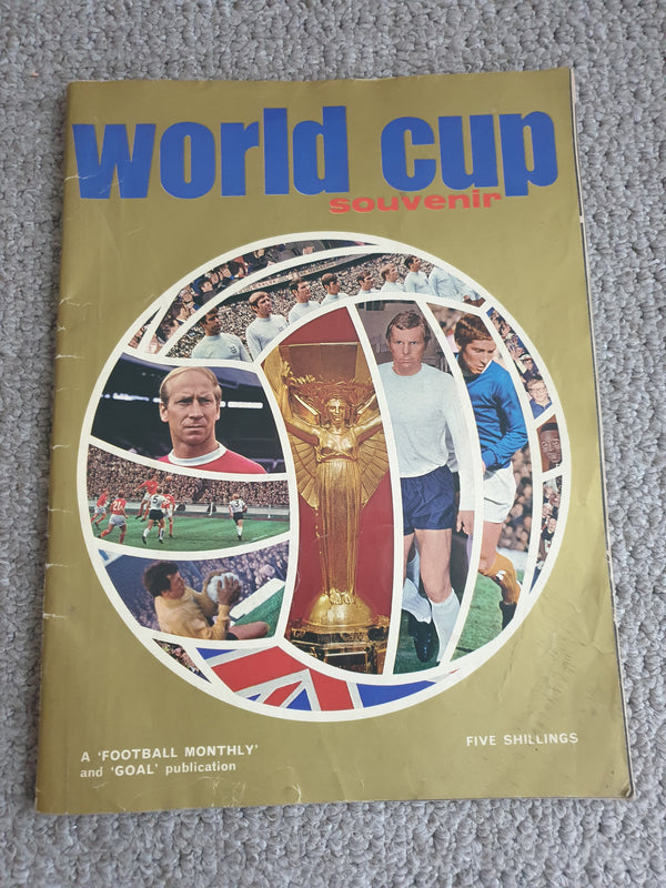 1970 Brochure Football Monthly World Cup Souvenir