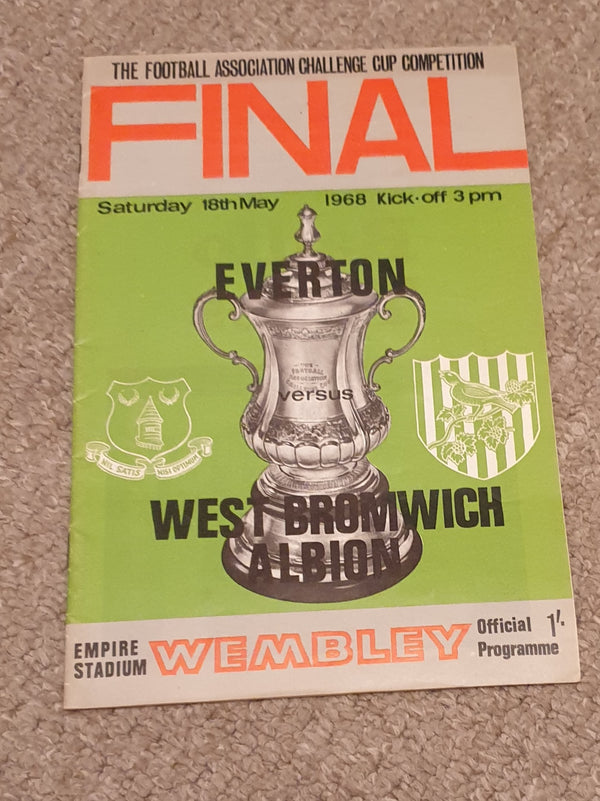 1968 FA Cup Final Everton v West Bromwich Albion