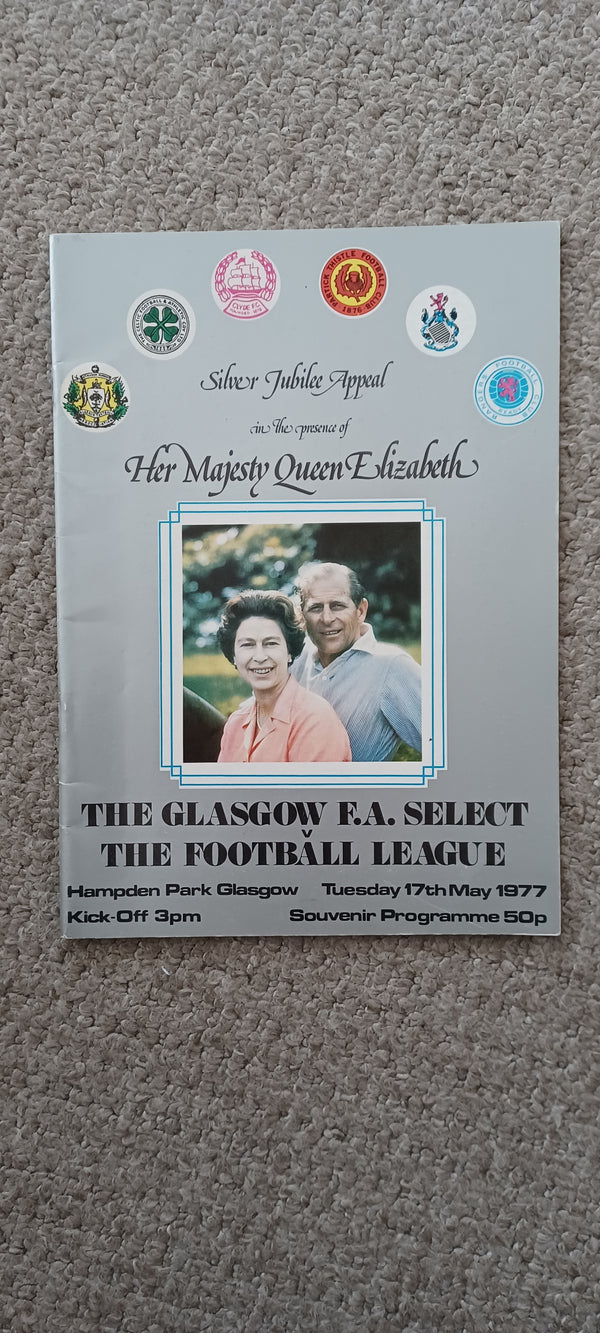 Glasgow Select XI v The Football League 1977 Silver Jubilee Appeal