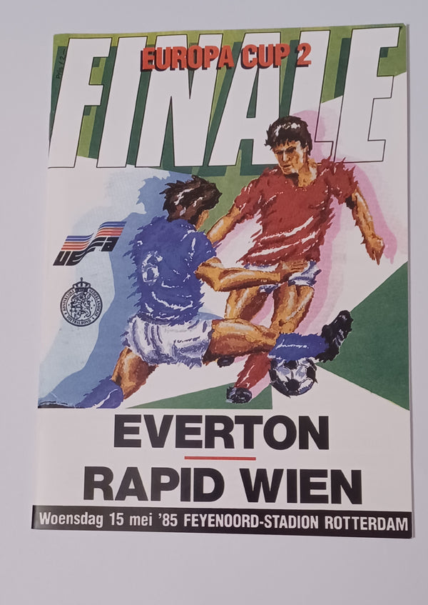 Everton v Rapid Vienna 1985 ECWC Final inc original match report
