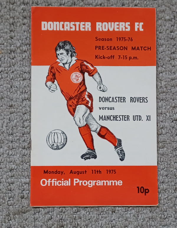 Doncaster Rovers v Manchester United XI 1975/6