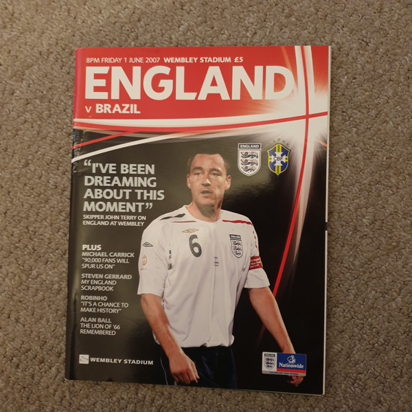 England v Brazil 2007 @Wembley