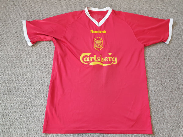 Liverpool Home Shirt 2001/03 Cup Edition MED