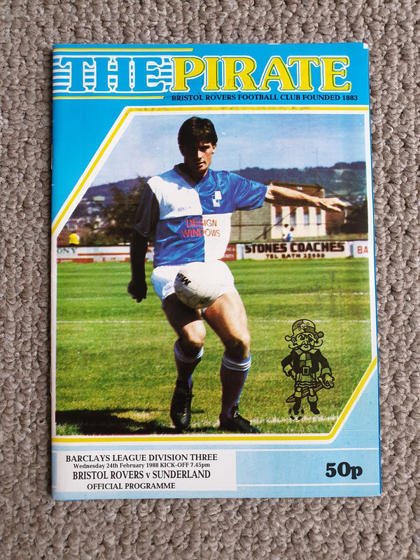 Bristol Rovers vs Sunderland 1987/88
