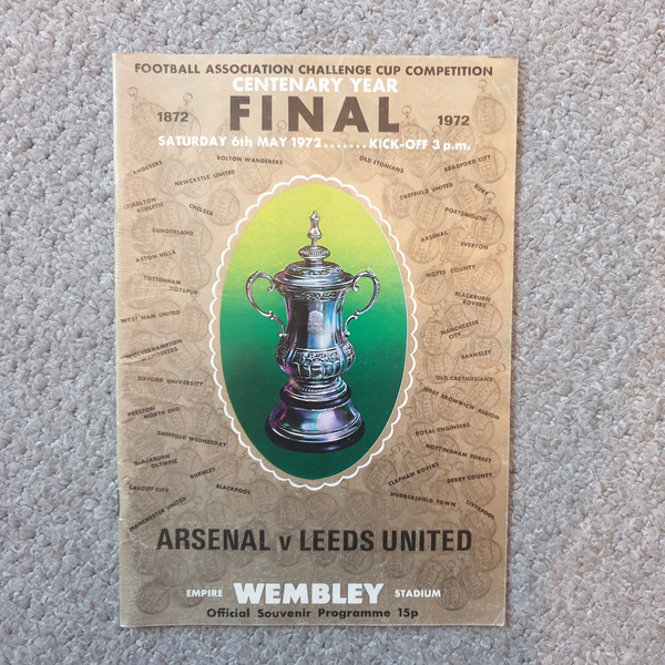 1972 Arsenal v Leeds United FA Cup Final